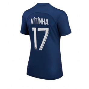 Paris Saint-Germain Vitinha Ferreira #17 kläder Kvinnor 2022-23 Hemmatröja Kortärmad